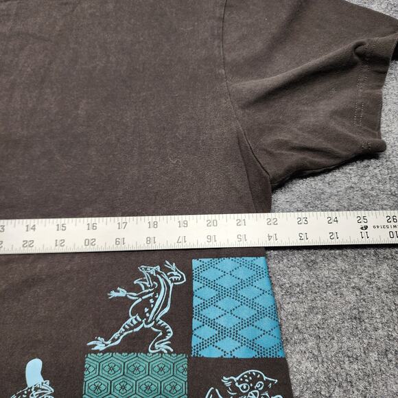 Japanese Brand Kurashikiya Japan Animals All Over Print Black Size XL Hare Toad - Picture 6 of 9